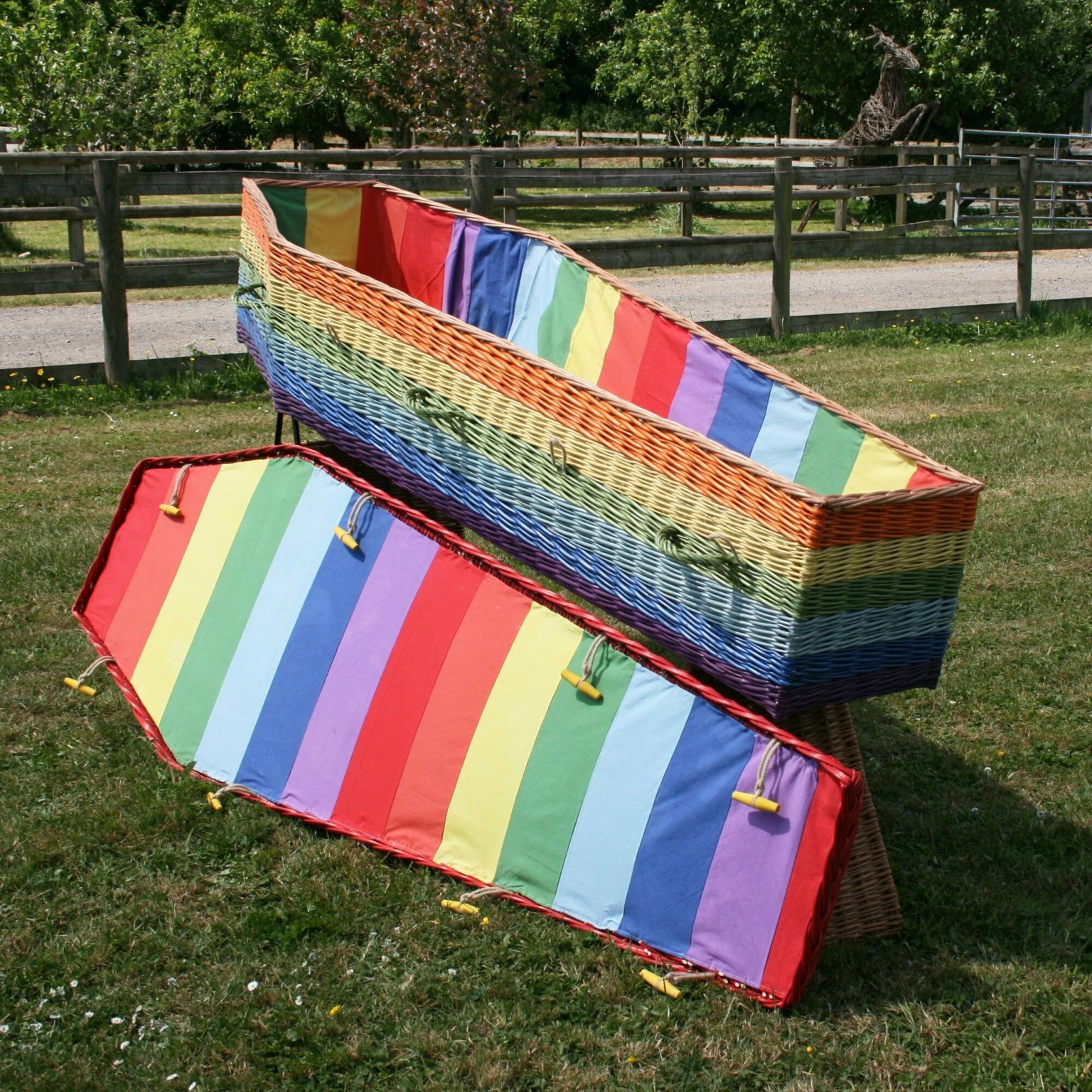 What is a wicker coffin? Musgrove Willows, Somerset